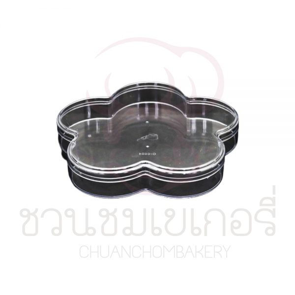 กล่องพลาสติกดอกไม้ ชนิดแข็ง สีใส C-0604