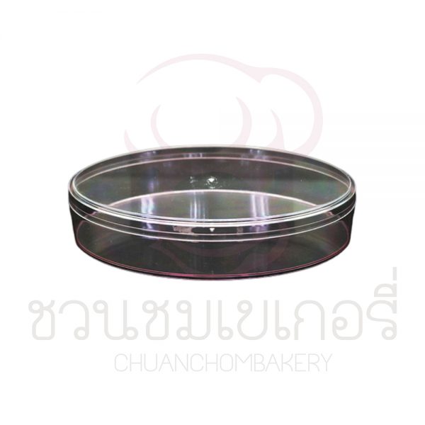 กล่องพลาสติก ทรงรีกลาง-สีชมพู C-0711