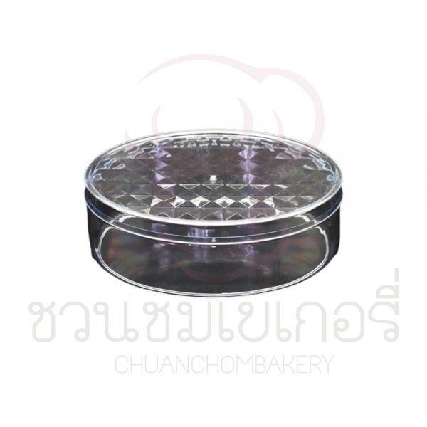 กล่องพลาสติก ทรงรีชนิดแข็ง-สีใส C-0805