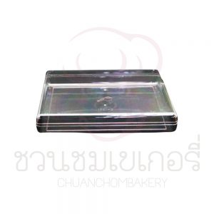 กล่องพลาสติกสี่เหลี่ยม ชนิดแข็ง-สีใส C-1001