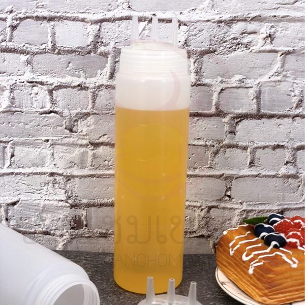 ขวดซอส 3 รู สีขาว 600ml. รหัส 5668880200245