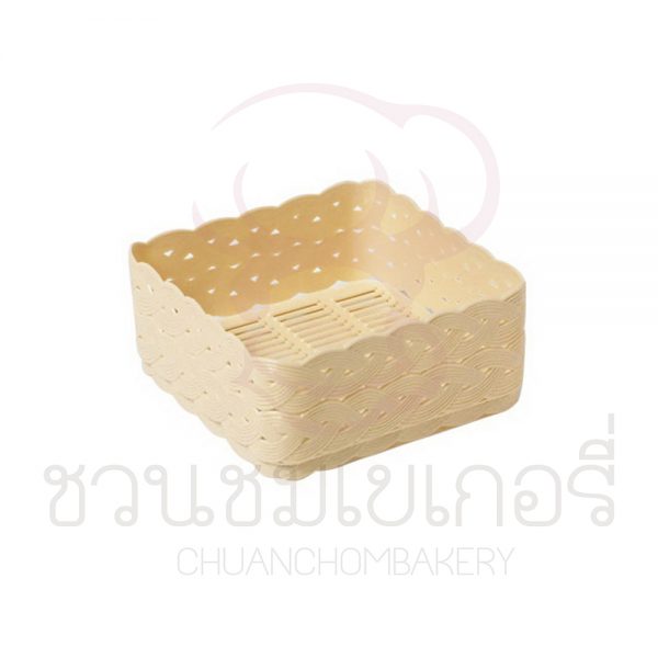 ถาดลายหวายจัตุรัส เล็ก RW.0492 รหัส 8850421049209