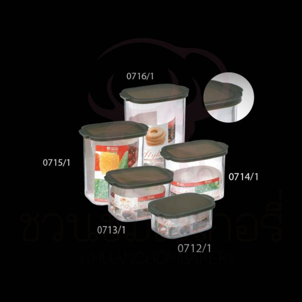 กล่องบัดดี้บ็อกซ์ 1.5ลิตร RW.0714+1 ฝาสีเทา รหัส 8850421071415