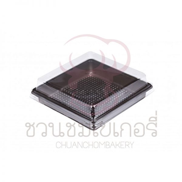 E84 ฐานน้ำตาล+ฝาใสบรรจุ 50 ใบ