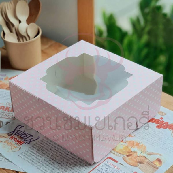 กล่องเค้ก 2 ปอนด์ ลายหัวใจ AA-D1-003 รหัส 8859469400133