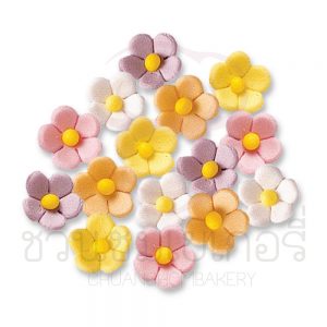 ดอกไม้คละสี น้ำตาล (13mm) 10 ดอก รหัส 50962403