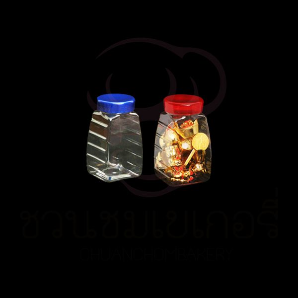 โหลเหลี่ยม ข้างนูน1ลิตร RW.2161 PET คละสี รหัส 8850421216106