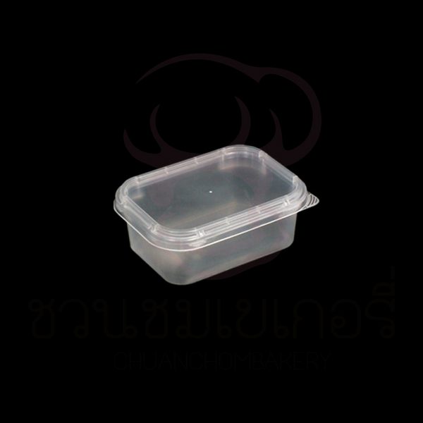 กล่องพลาสติก สี่เหลี่ยมแข็ง N.1538 380ml บรรจุ 25 ใบ รหัส N153825