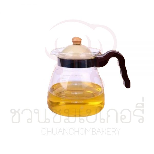 กาน้ำชาแก้ว 1200มล. พร้อมสเกล 1ชุด S-1200 รหัส 8858873419274