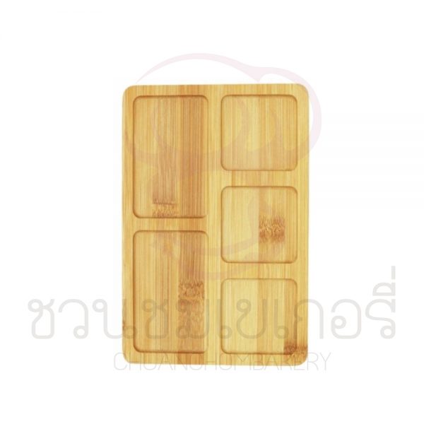 ถาดไม้ 5ช่อง WT-0743 รหัส 8858873419137