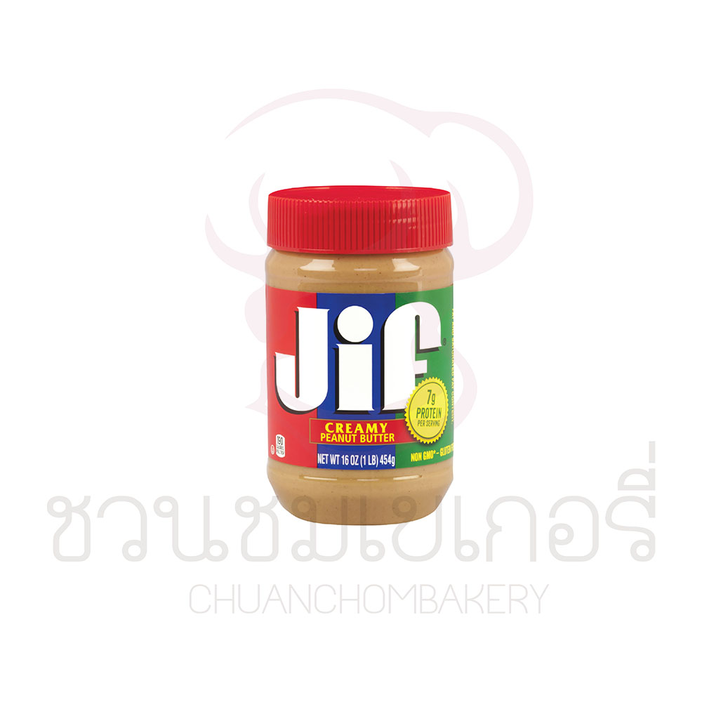 Jif Creamy พีนัตบัตเตอร์ เนยถั่วลิสงชนิดบดละเอียด 454 กรัม รหัส 051500241288