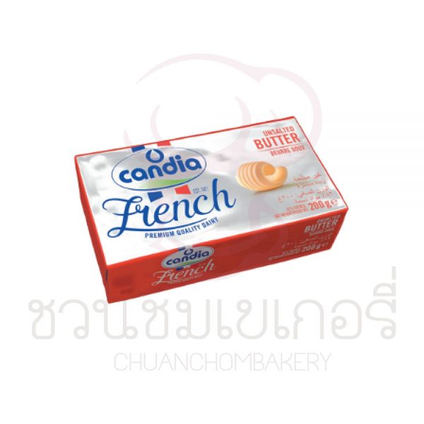 CANDIA Unsalted Butter เนยจืด 200g รหัส 3176573847001