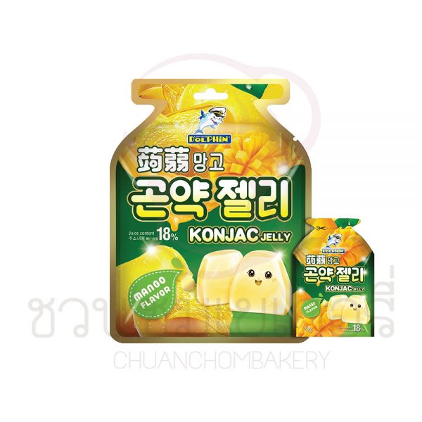 คอนยัคเจลลี่ แมงโก้เฟลเวอร์ วุ้นบุกผสมคาราจีแนน 300g รหัส 9555028703507