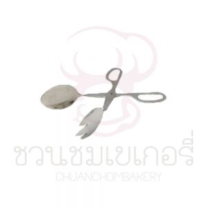 กรรไกรคีบอาหาร ช้อน/ส้อม 9x25.5cm TT-03 รหัส 8858873419618