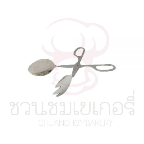 กรรไกรคีบอาหาร ช้อน/ส้อม 9x25.5cm TT-03 รหัส 8858873419618