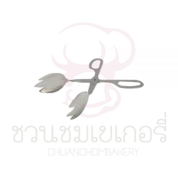 กรรไกรคีบอาหาร ส้อม/ส้อม 9x25.5cm TT-02 รหัส 8858873419601