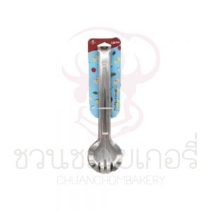 ที่คีบอาหารหัวกลม ช้อนส้อม 6.5x24 cm TT-09 รหัส 8858873420706