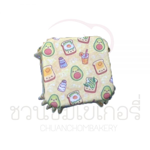 กระทงบราวนี่เล็ก ลายรวมการ์ตูน ขนาด 4.5 x 4.5 cm บรรจุ 200 ชิ้น รหัส 5668892200691