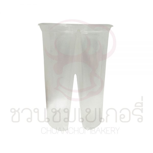 แก้วน้ำ (2ช่อง) 32oz.  เรียบใส PP TWIN 50 ใบ รหัส 8859094605576