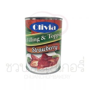 Olivia สตรอว์เบอร์รี่ พาย ฟิลลิ่งแอนด์ท็อปปิ้ง 21oz รหัส 0793573268662