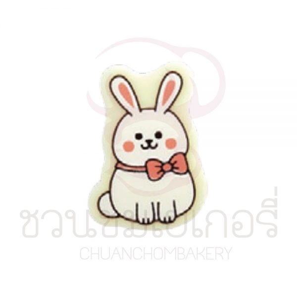 Bunny Easter (White) 2.5x3.5cm 10 ชิ้น รหัส 124844