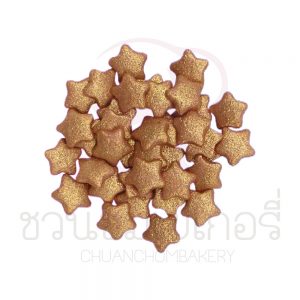 Sugar Sprinkles Stars Shimmering Gold #3039(7mm) 50 กรัม รหัส 5096303950