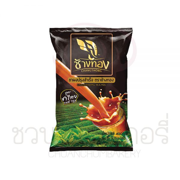 ช้างทอง ชาผง สูตรชาไทย ขนาดบรรจุ 400 กรัม รหัส 8859109200031