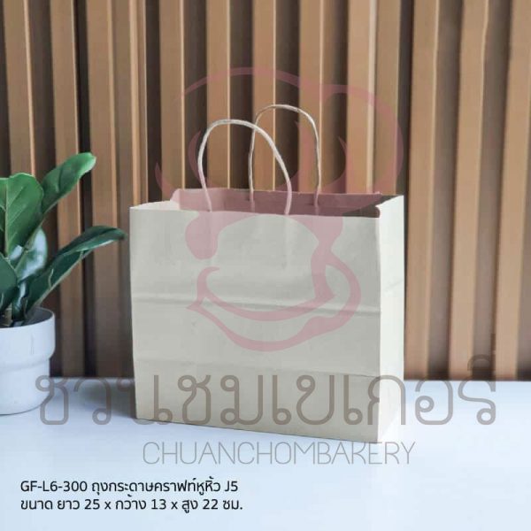 ถุงกระดาษหูหิ้วไซส์ GF-L6-300 รหัส 8859469420902