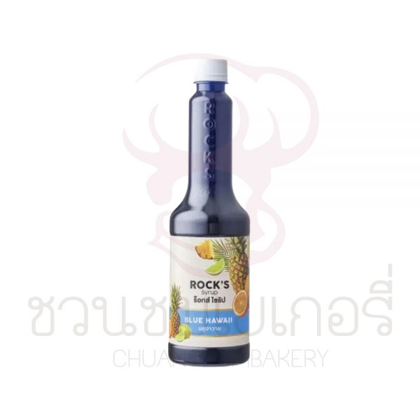 Rock's Syrup บลูฮาวาย 650ml รหัส 8858900109017
