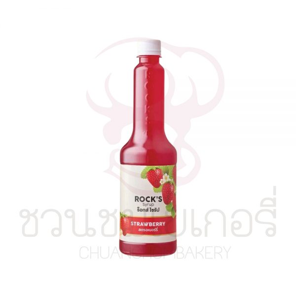Rock's Syrup สตรอว์เบอร์รี่ 650ml รหัส 8858900109093