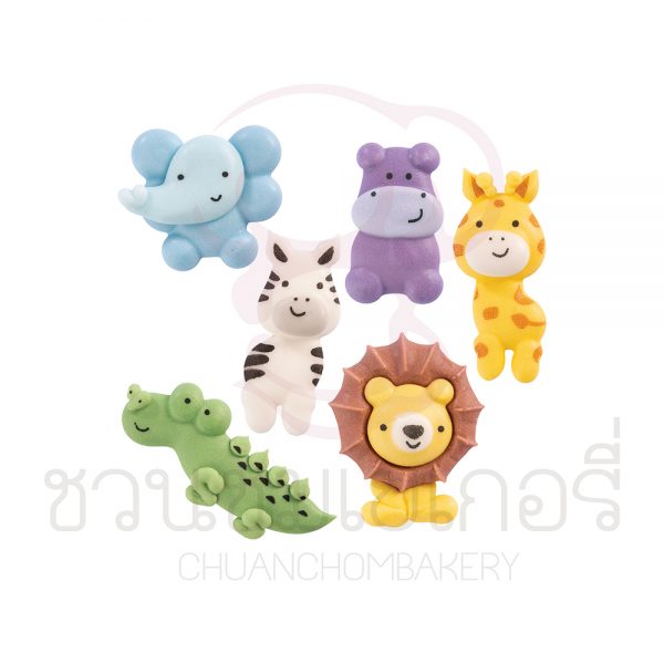 Sugar Safari Animals #30608 (บรรจุ 6 ชิ้น) รหัส 5096427356