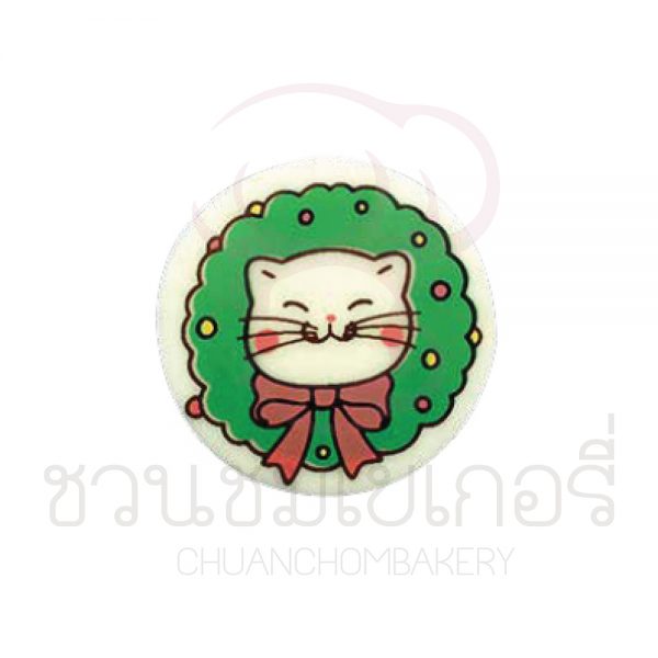Catmas Wreath 3.5cm บรรจุ 5 ชิ้น รหัส 124900W05