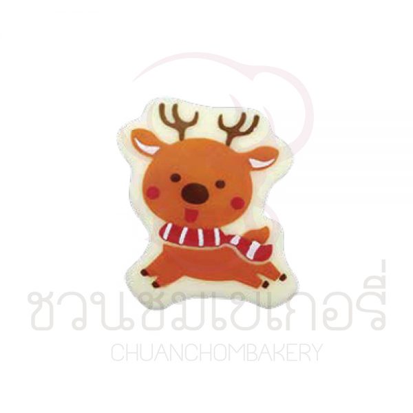 Happy Reindeer 3*3.5 cm บรรจุ 5 ชิ้น รหัส 124910W05