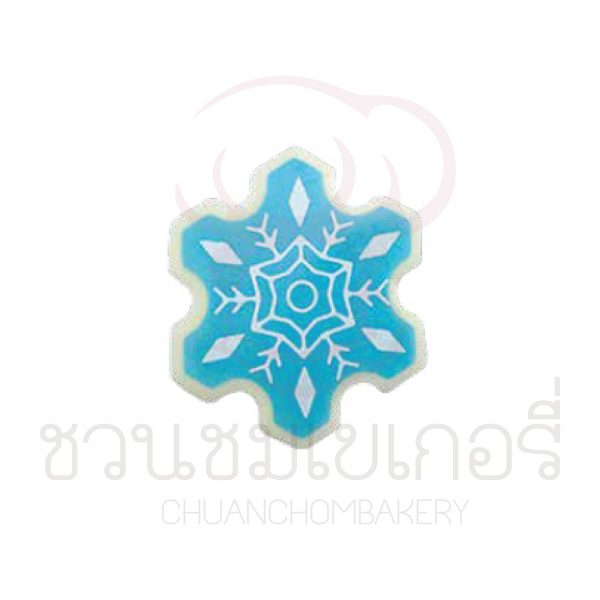 Snowflake Blue 3*3.5cm บรรจุ 5 ชิ้น รหัส 124911W05