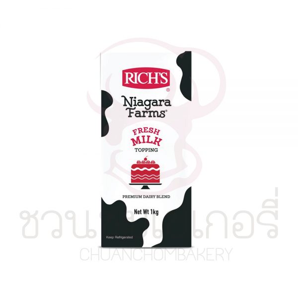 ริชส์ ไนแองการา ฟาร์ม เฟรช มิลค์ ทอปปิ้ง 1kg รหัส 6975556150247