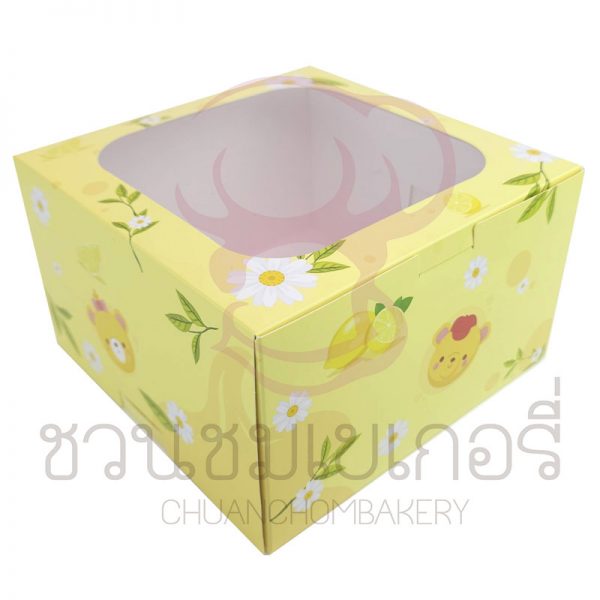 กล่องเค้ก 1 ปอนด์ Cozy Bear (10ชิ้น) รหัส PCB1P1810