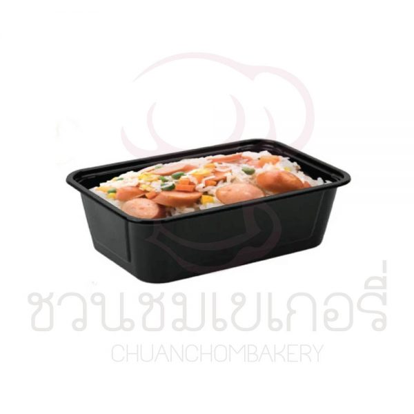 Nextech กล่องอาหารซุปเปอร์เอชอาร์ ดำ HR750B บรรจุ 25 ใบ รหัส 8859248921156