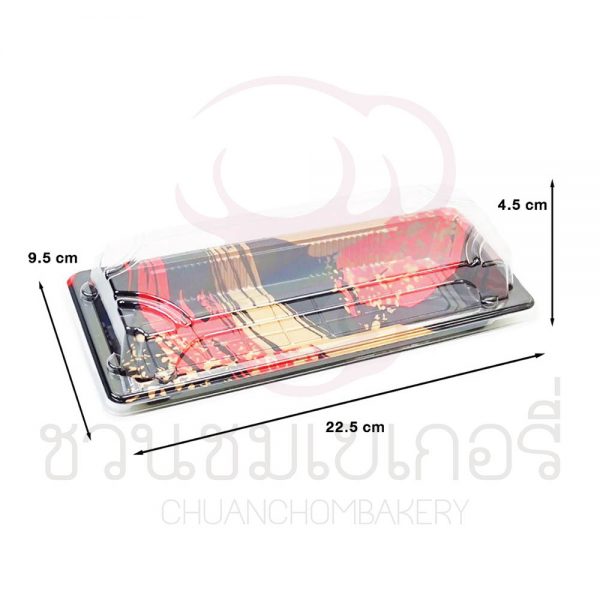 Nextech ถาดซูชิ พิมพ์ลาย พร้อมฝา 200ml OPS NT-ST2 บรรจุ 50 ใบ	รหัส 8859248921651