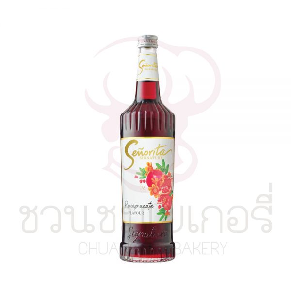 Senorita Signature Pomegranate Flavour Syrup 720ml รหัส 8850256526524