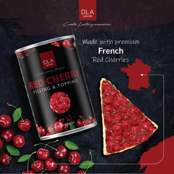 (ส่งฟรี) DLA Lafruta Red Cherry 50% 3kgs/6kgs ลาฟรุตต้า รสเชอร์รี่แดง ฟิลลิ่ง เกรดพรีเมียม - Image 2