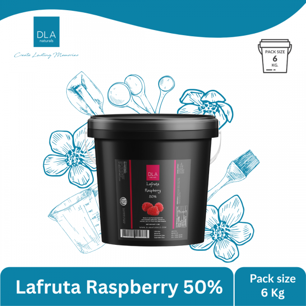DLA Lafruta Raspberry 50% 6kgs ลาฟรุตต้า รสราสพ์เบอร์รี่ ฟิลลิ่ง เกรดพรีเมียม