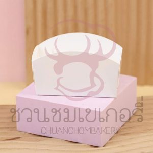 กล่องฟาสต์ฟู้ด ขาว 4x8.5x5.5 ซม. 0831039