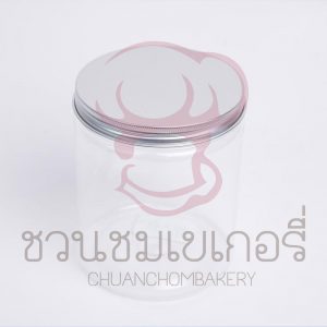 กระปุก PET 10x12 CM. ฝาอลูมิเนียมเงิน 900ml. 1913020