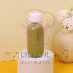 ขวดพลาสติก PET 120cc ทรงแคปซูลปาก30มม. ฝาขาว 1913058
