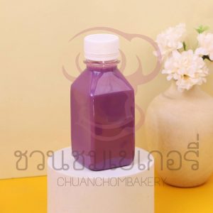 ขวดพลาสติก PET 150cc.ทรงเหลี่ยมเรียบปาก 30 มม.ฝาขาว 1913059