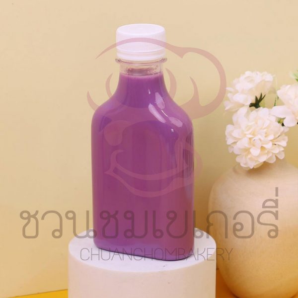 ขวดพลาสติก PET 220 cc. ทรงกั๊กแบนปาก 30 มม. ฝาขาว 1913066
