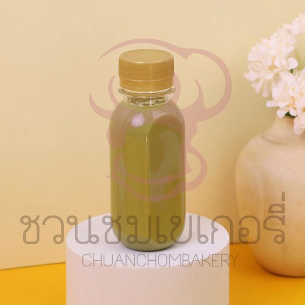 ขวดพลาสติก PET 120cc.ทรงแคปซูลปาก30มม. ฝาทอง 1913078