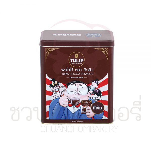 ทิวลิปXขายหัวเราะ โกโก้ผง สีเข้ม 2 ถุง 880g รหัส 8850939520795 - Image 3