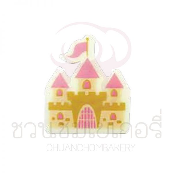 Castle-Pink 3x3.5cm FDEC4325W บรรจุ 5 ชิ้น รหัส 1204325W005