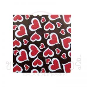 Transfer sheet Sweet Hearts(White & Red) FDEC4402 บรรจุ 1 ชิ้น รหัส 1204402001